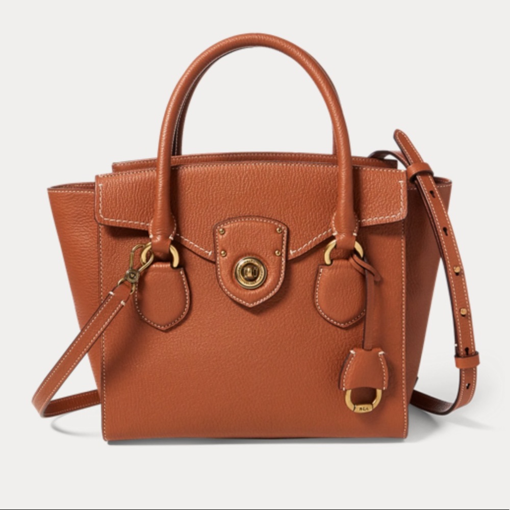 Lauren Ralph Lauren Leather Satchel